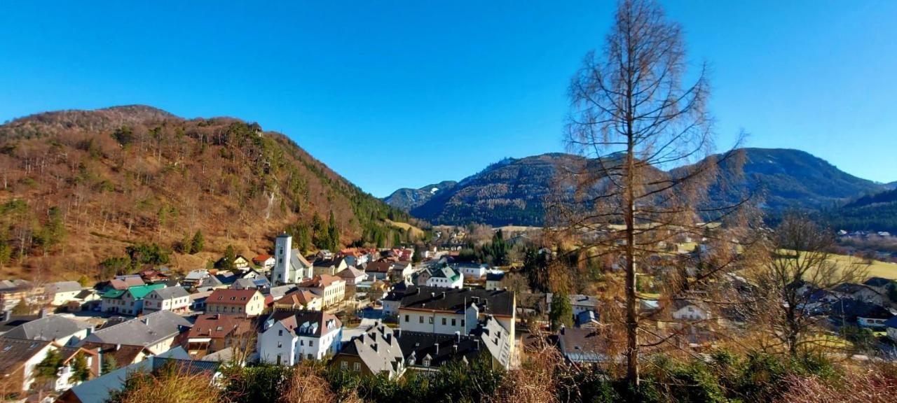 Ferienwohnung Bergspass Gaming Buitenkant foto